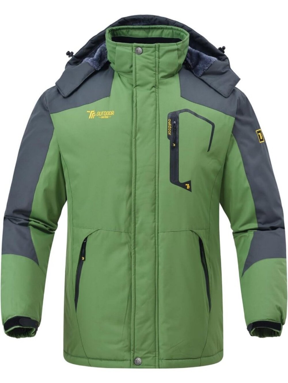 Men's Waterproof Insulated Ski Jacket | Winter Snow Coat for Outdoor Activities
